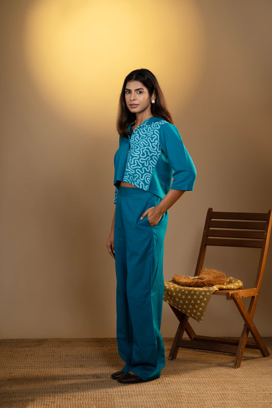 Aqua Flow Co-Ord Set