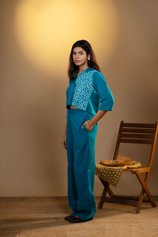 Aqua Flow Co-Ord Set