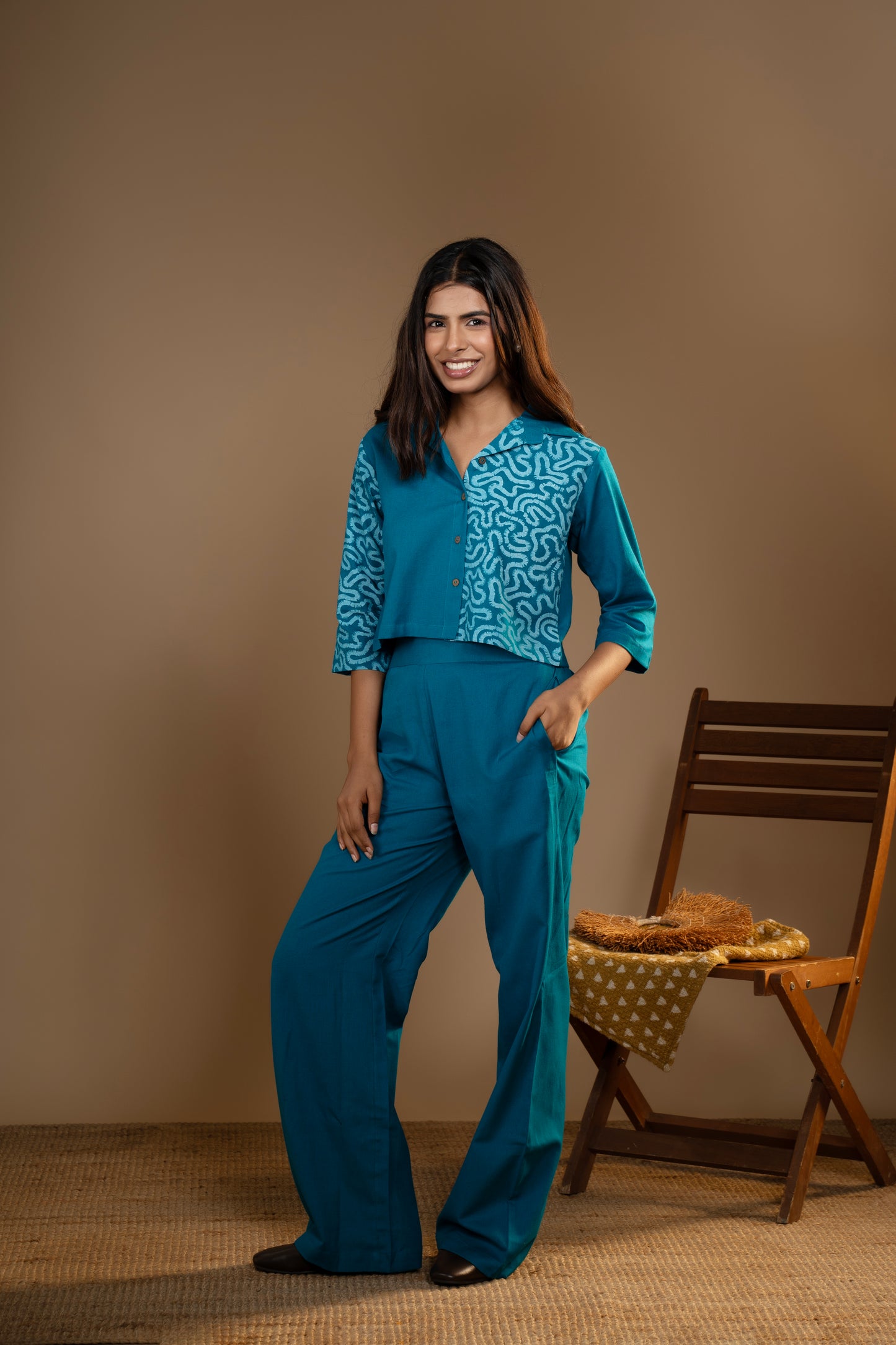 Aqua Flow Co-Ord Set