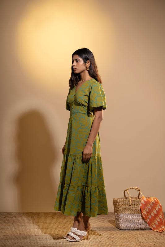 Sea Meadow Tiered Dress