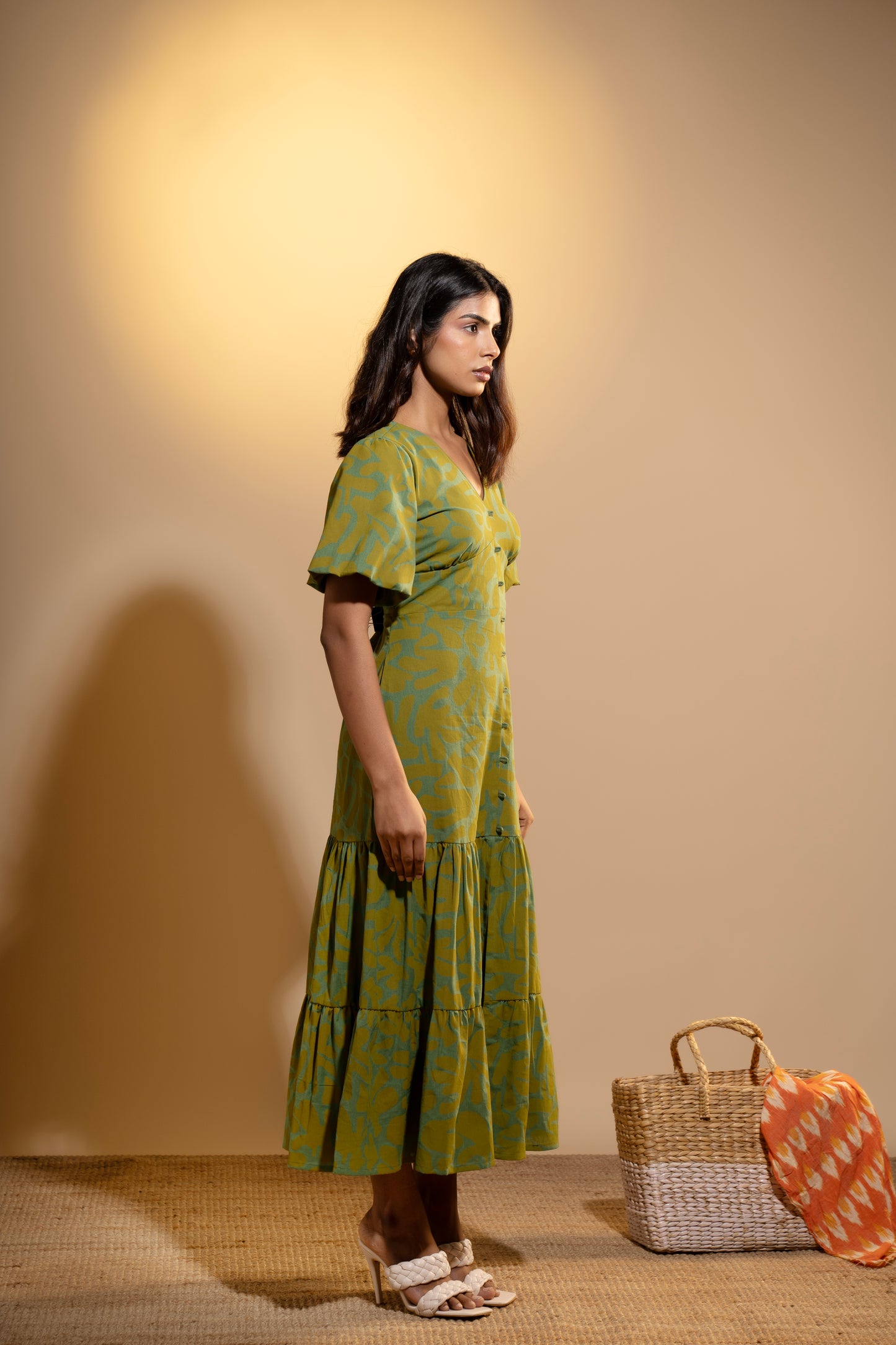 Sea Meadow Tiered Dress