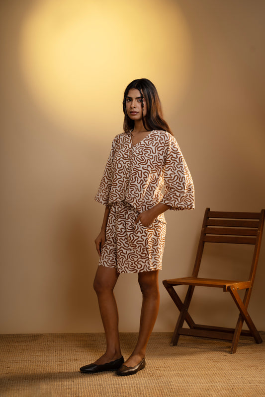 Coral Maze Co-Ord Set