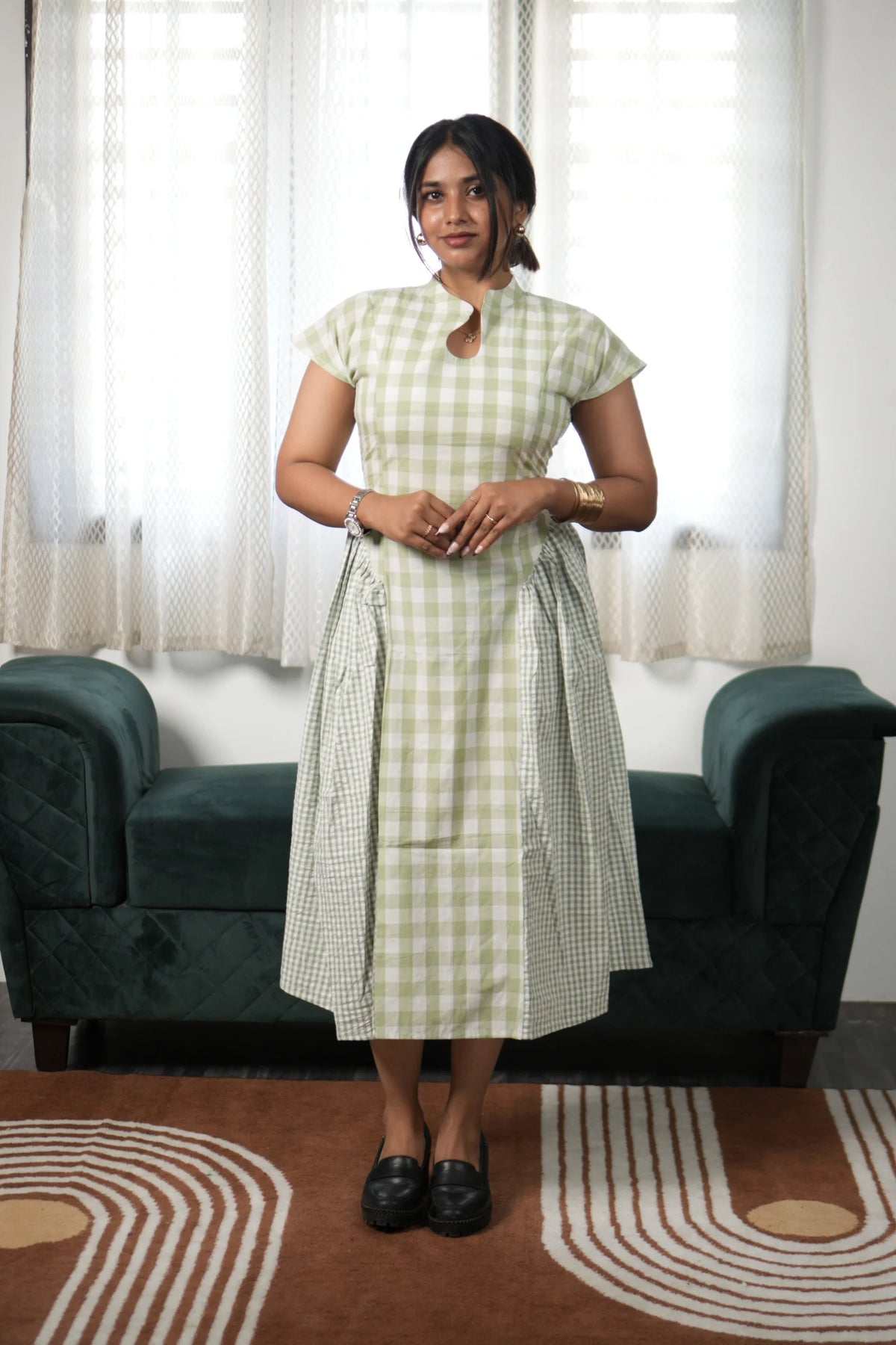 Willow Check Dress