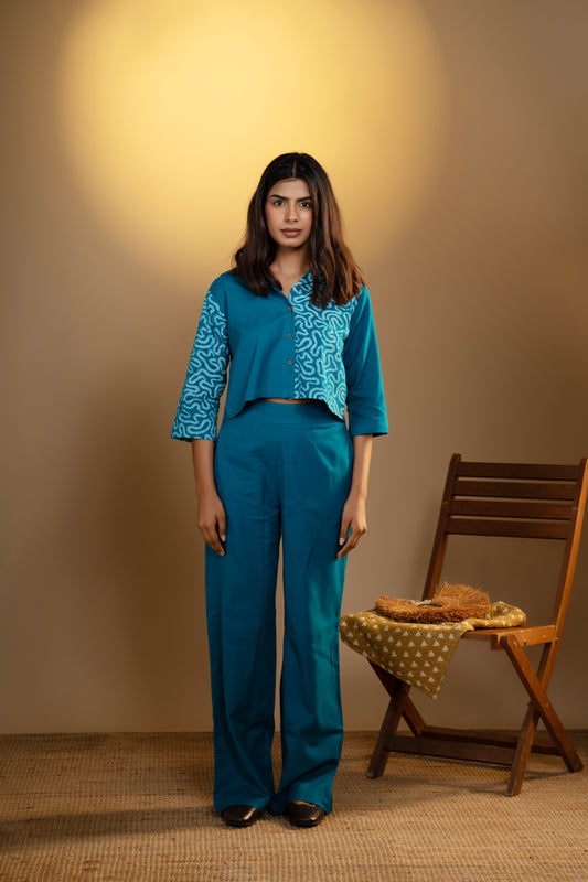 Aqua Flow Co-Ord Set