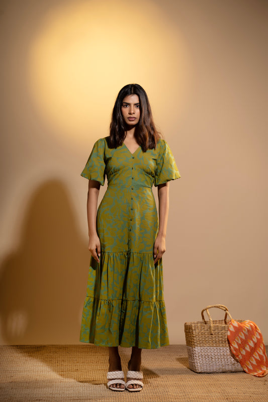 Sea Meadow Tiered Dress